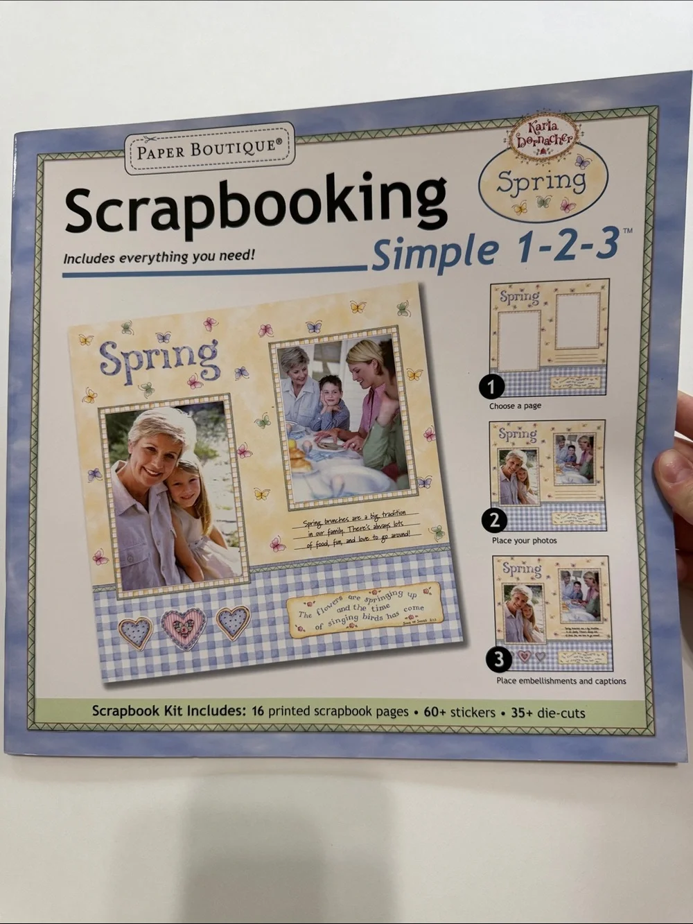Paper Boutique ‘Spring’ Scrapbooking Kit - Blue/Yellow